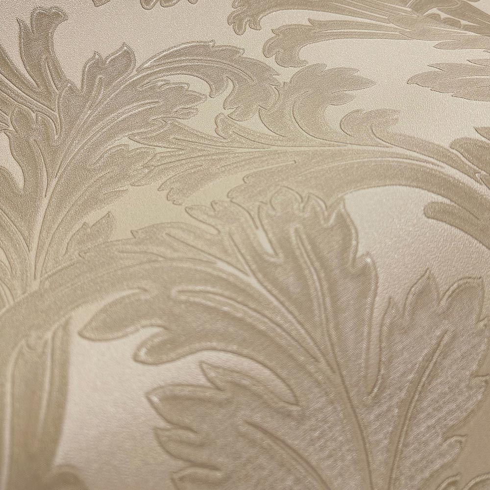 Holden Decor Acanthus Taupe Wallpaper Image 4