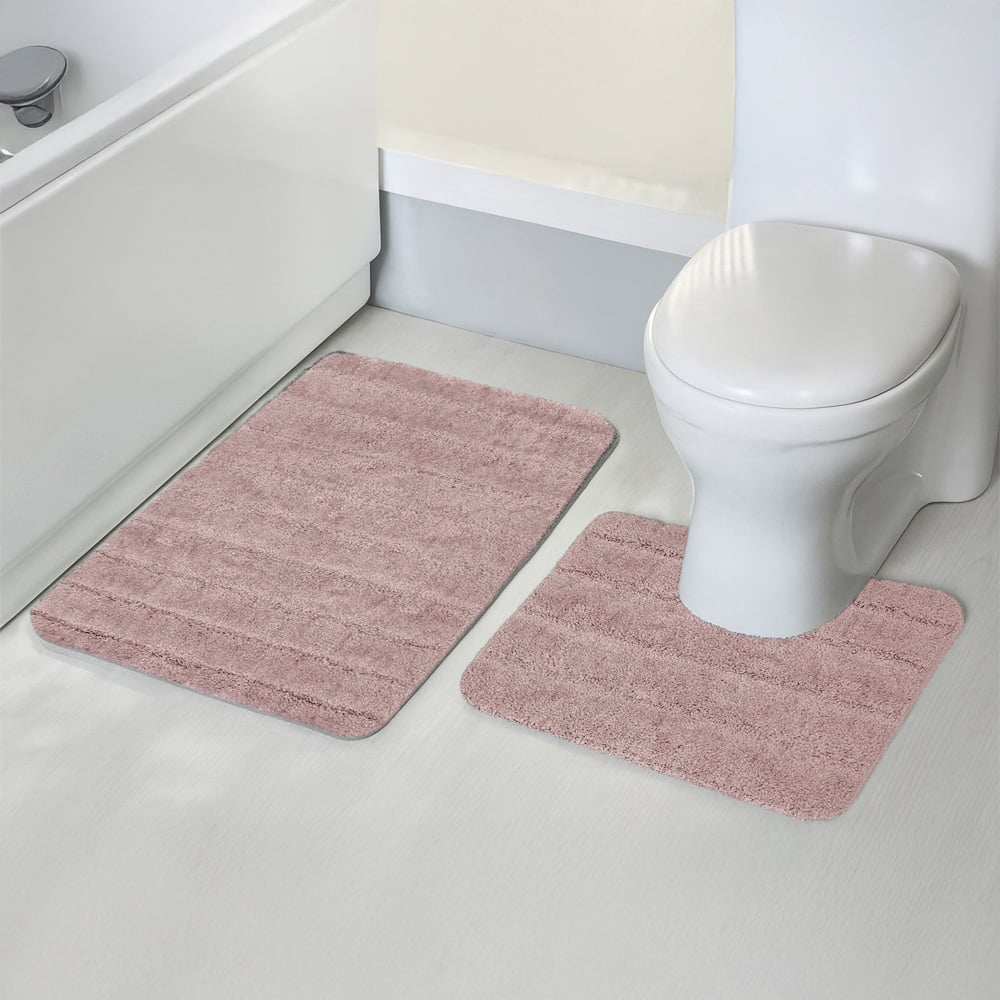 Velosso Lexington Blush Bath Mat Set Image 2