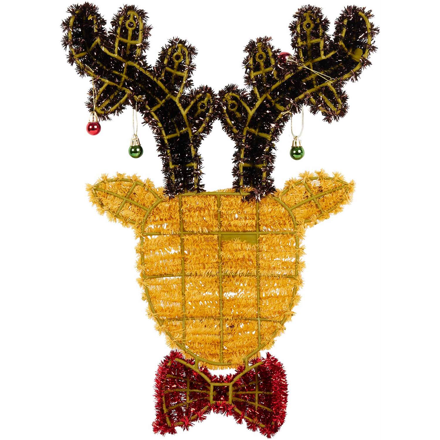Christmas Tinsel Reindeer - Brown Image 2