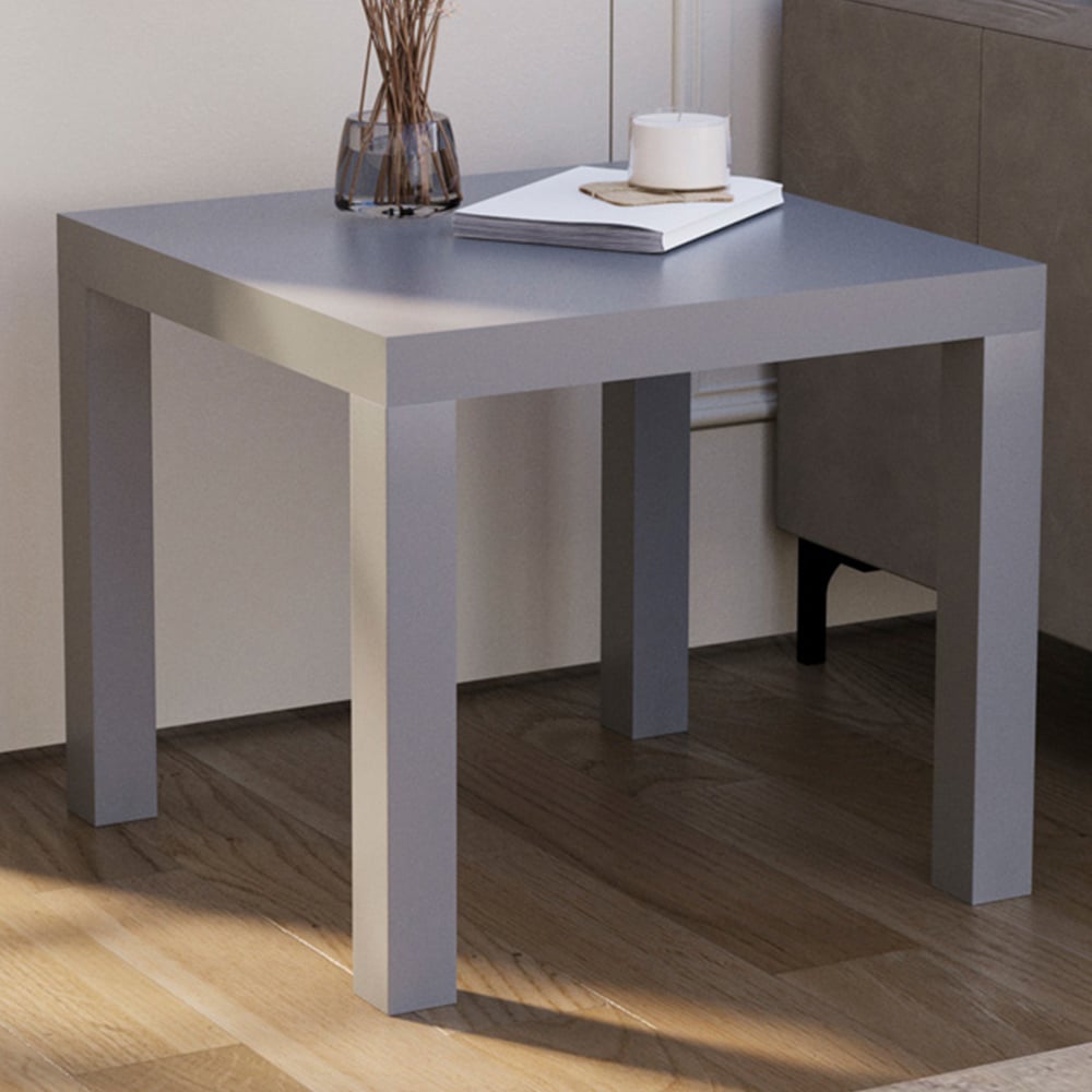 Vida Designs Beeston Grey Side Table Image 1