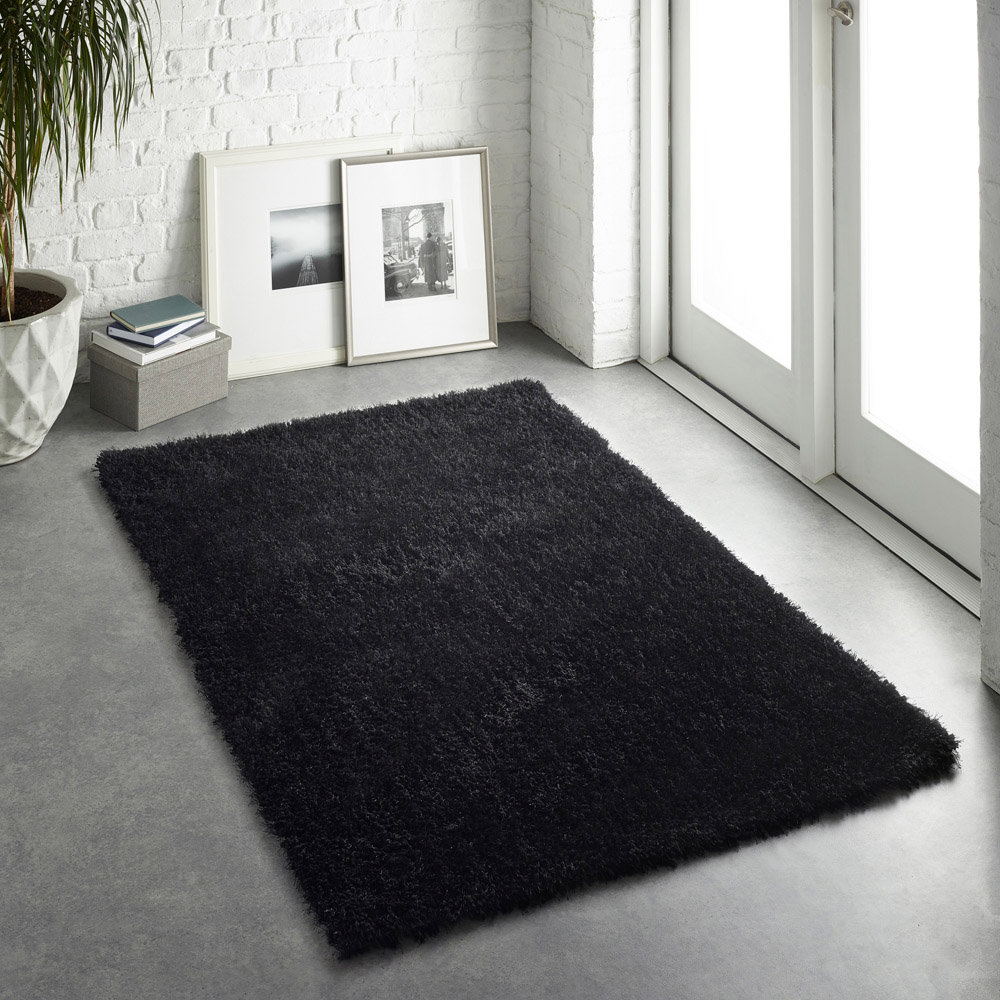 Origins Chicago Black Rug 140 x 200cm Image 5