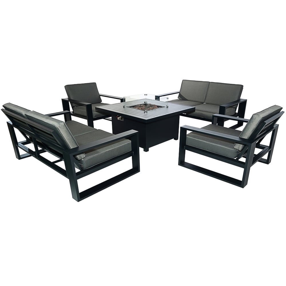 Furniture One 8 Seater Aluminium Garden Dining Set Image 4