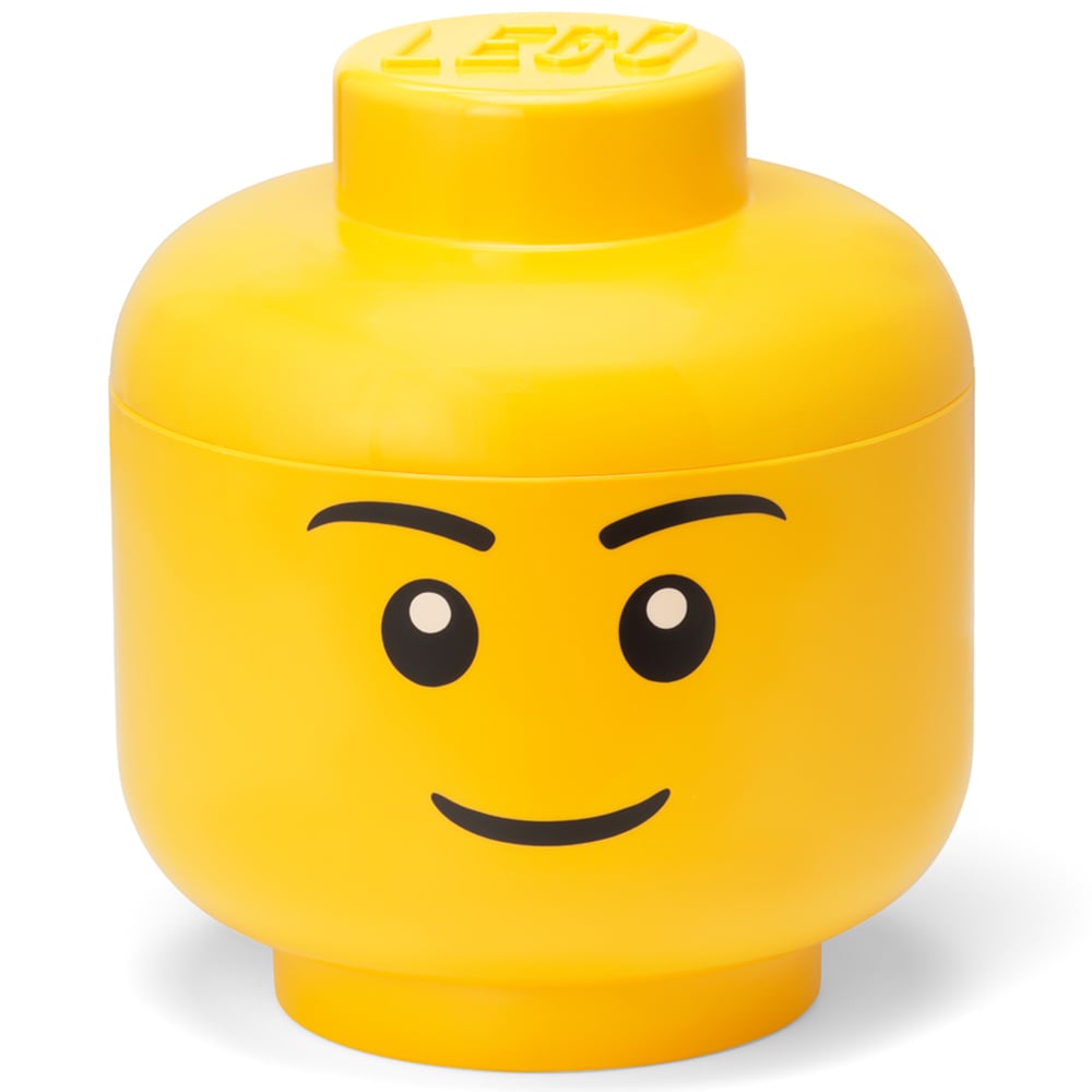 LEGO Set of 2 Boy Face Storage Head Image 4