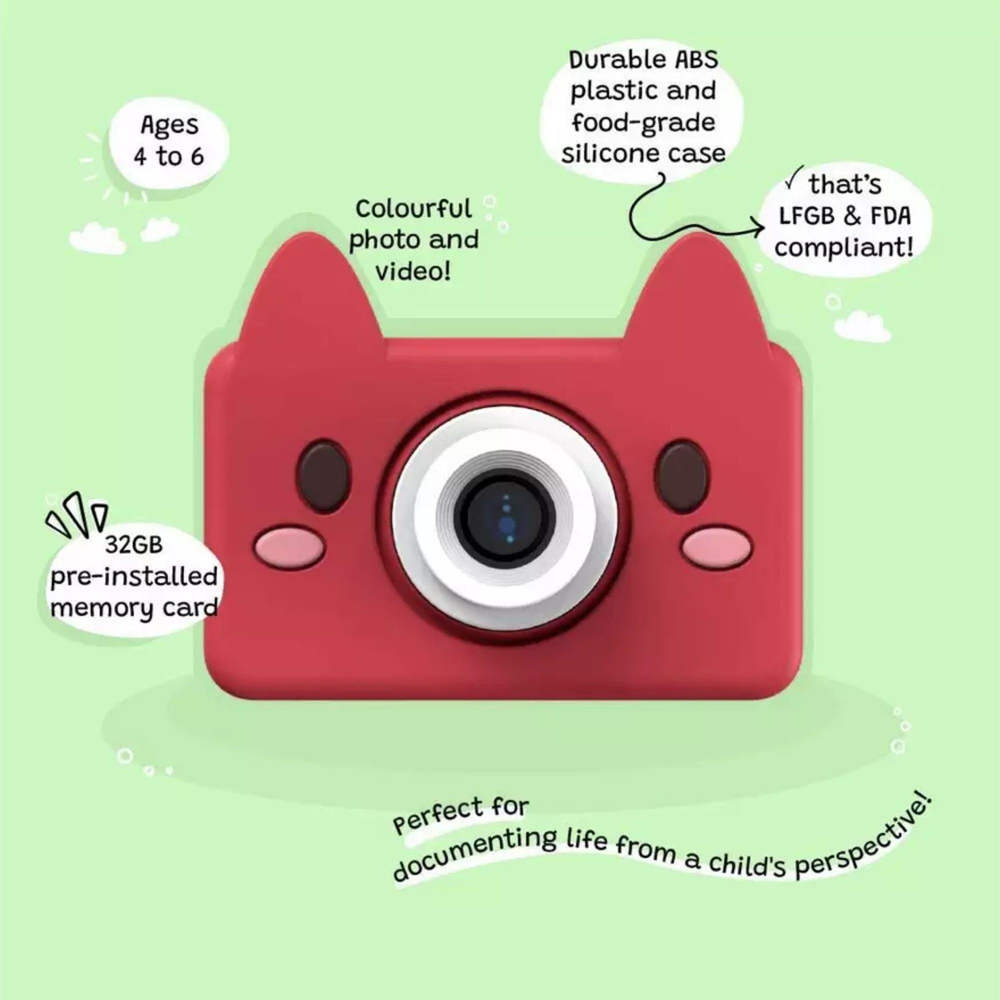 Kiimento Akito the Fox Kids Digital Camera and Video Camcorder Image 3