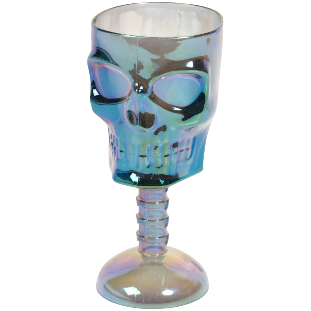 Iridescent Halloween Skull Cup Image 3