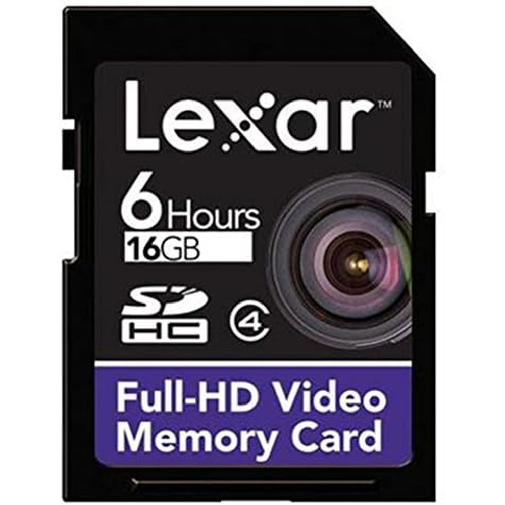 Lexar Black 16GB SDHC Full-HD Video Card Image 3