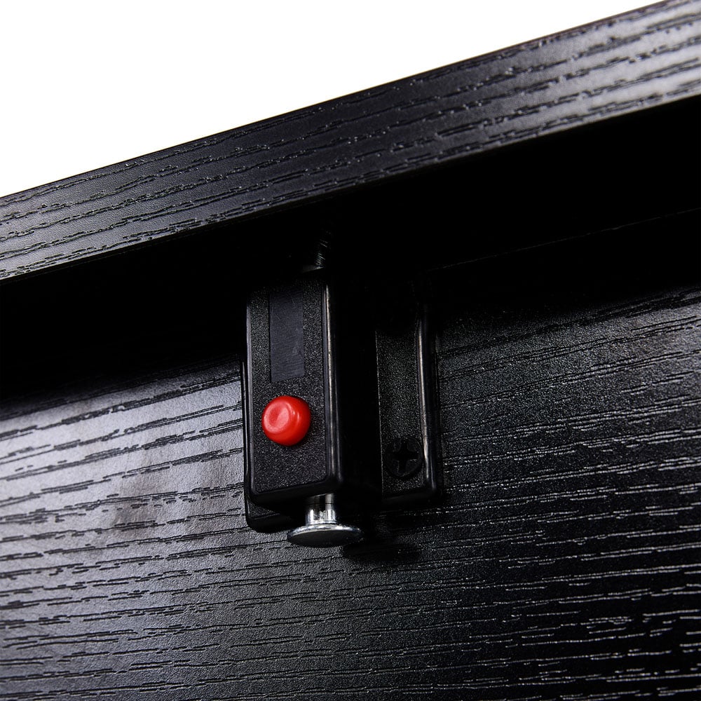 Living and Home 6 Seater Extendable Dining Set with Bench and Stool Black Image 4