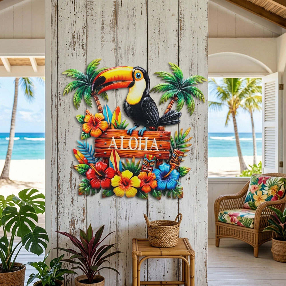 Indoor and Outdoor Aloha Toucan Sign Image 2