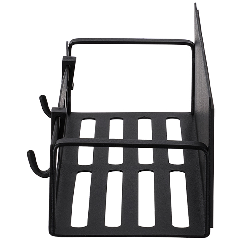 Living and Home 2-Piece Small Black Magnetic Storage Rack Set Image 4