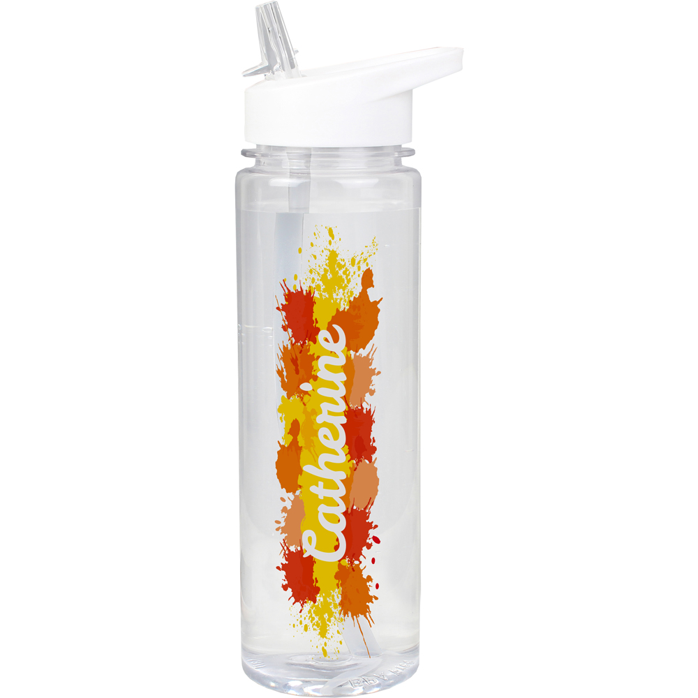 Personalised Memento Personalised Splash Name Only Water Bottle Image 1