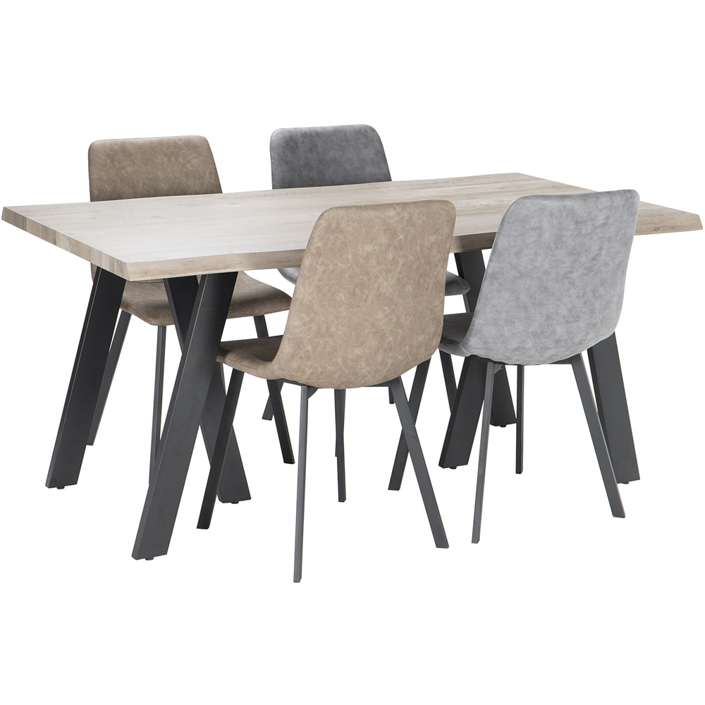 Ezra Set of 2 Brown Dining Chair Image 8