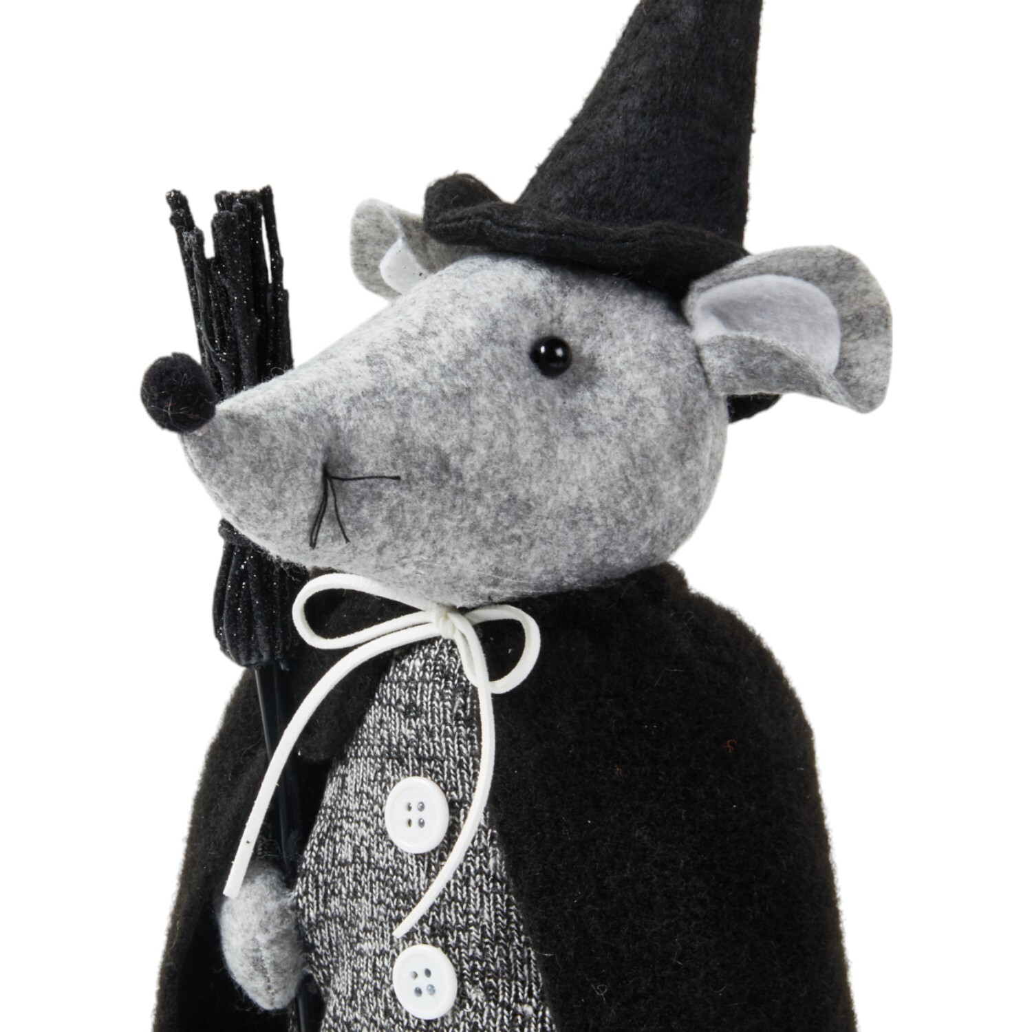 Festive Halloween Standing Mouse Black Image 3