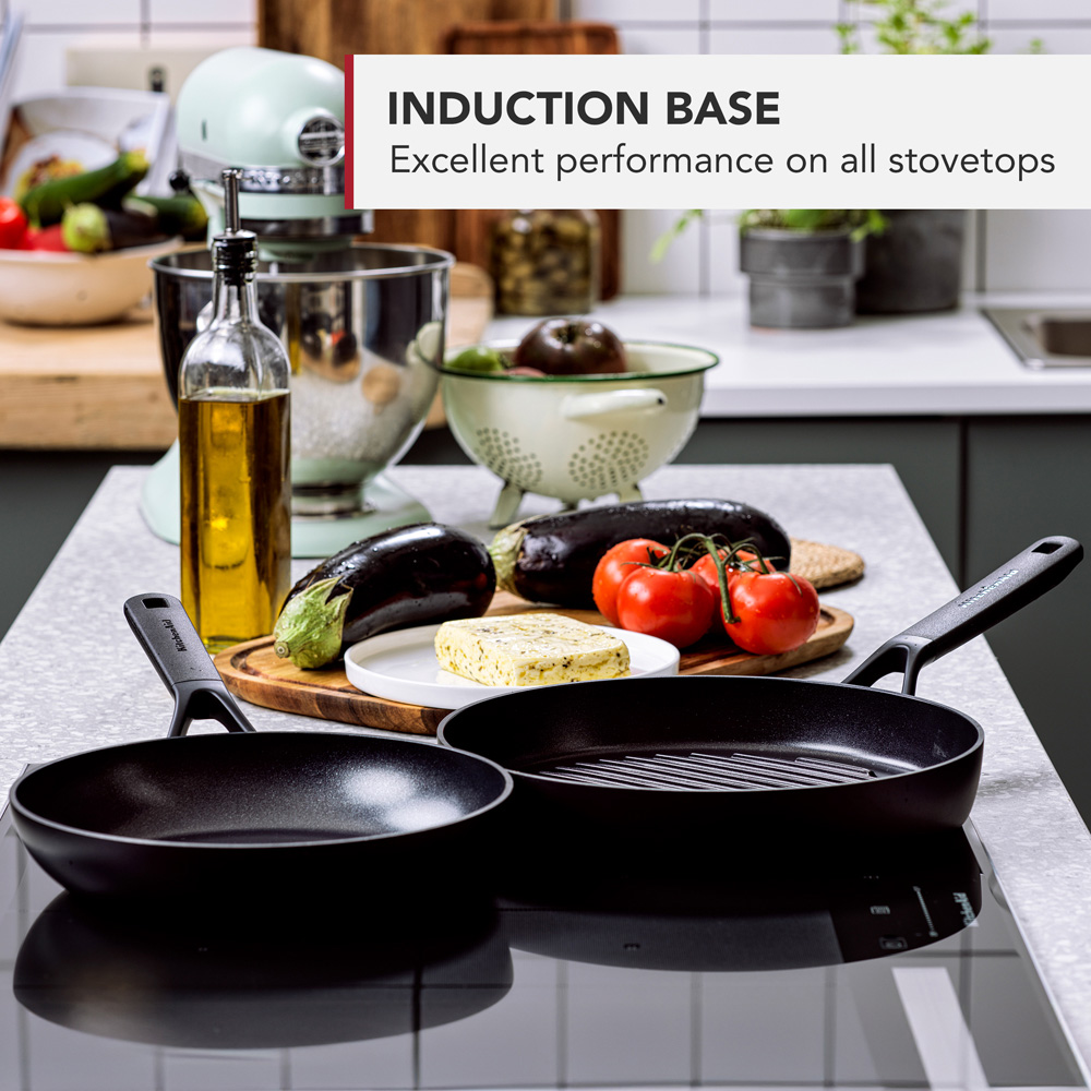KitchenAid Black Classic Forged Aluminium Frypan 20cm Image 7