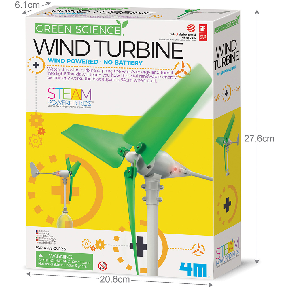 4M Green Science Your Own Wind Turbine Science Kit Image 9