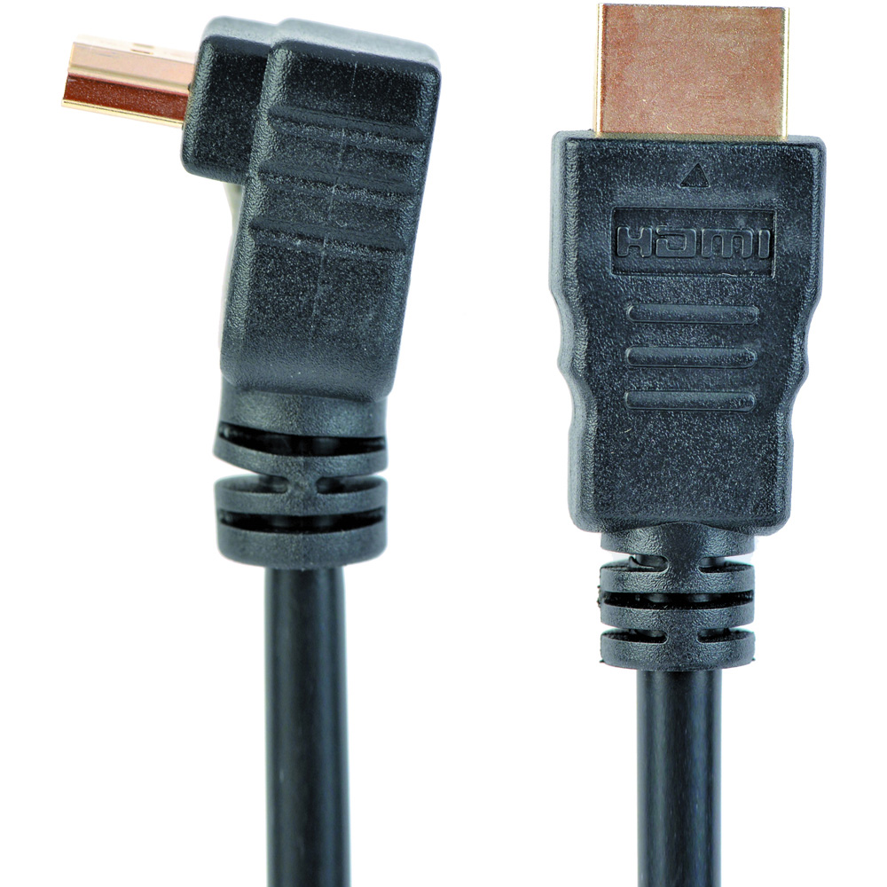 Cablexpert 4.5m Angled High Speed 4K UHD HDMI Cable with Ethernet Image 1