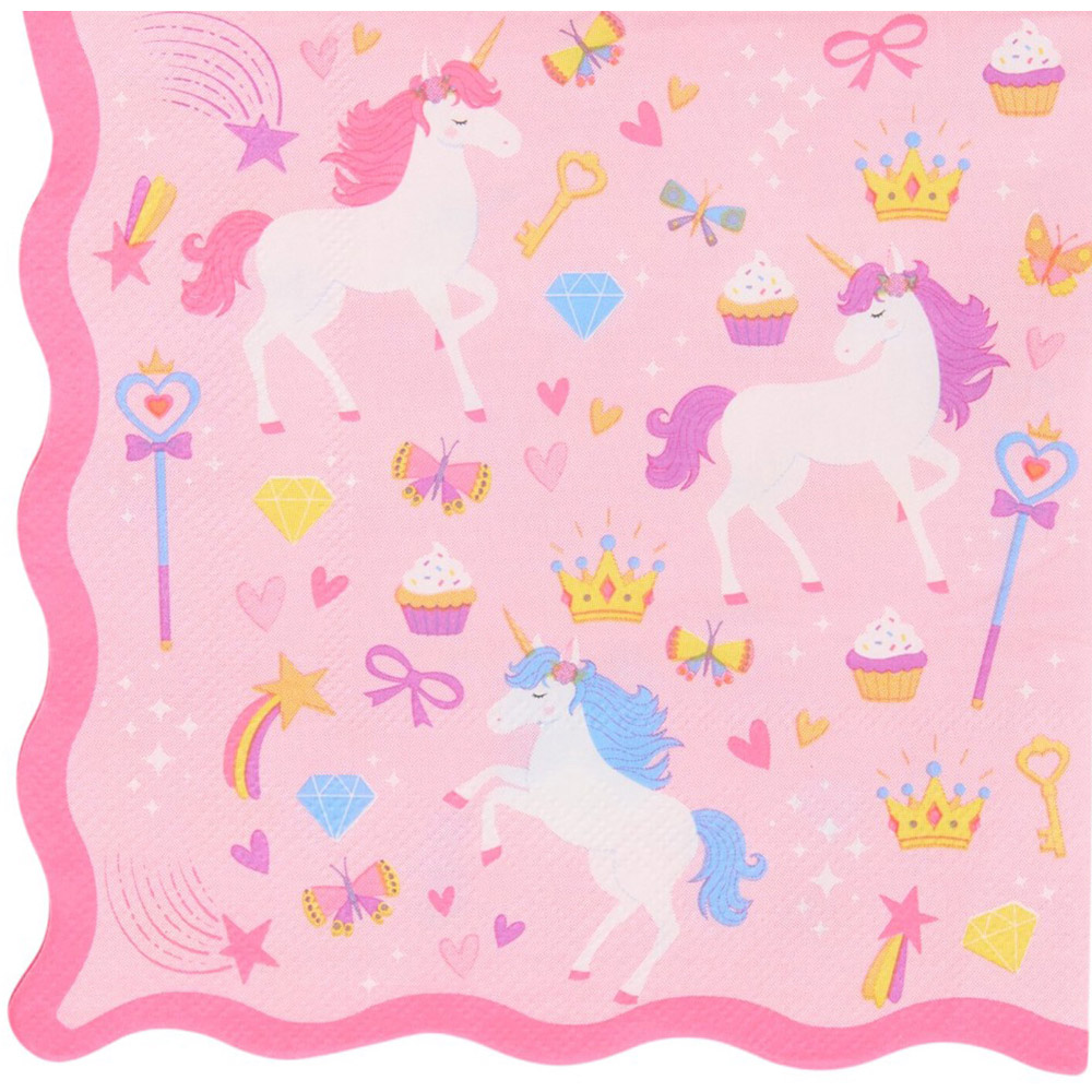 Pack of 20 Unicorn Napkins Image 4