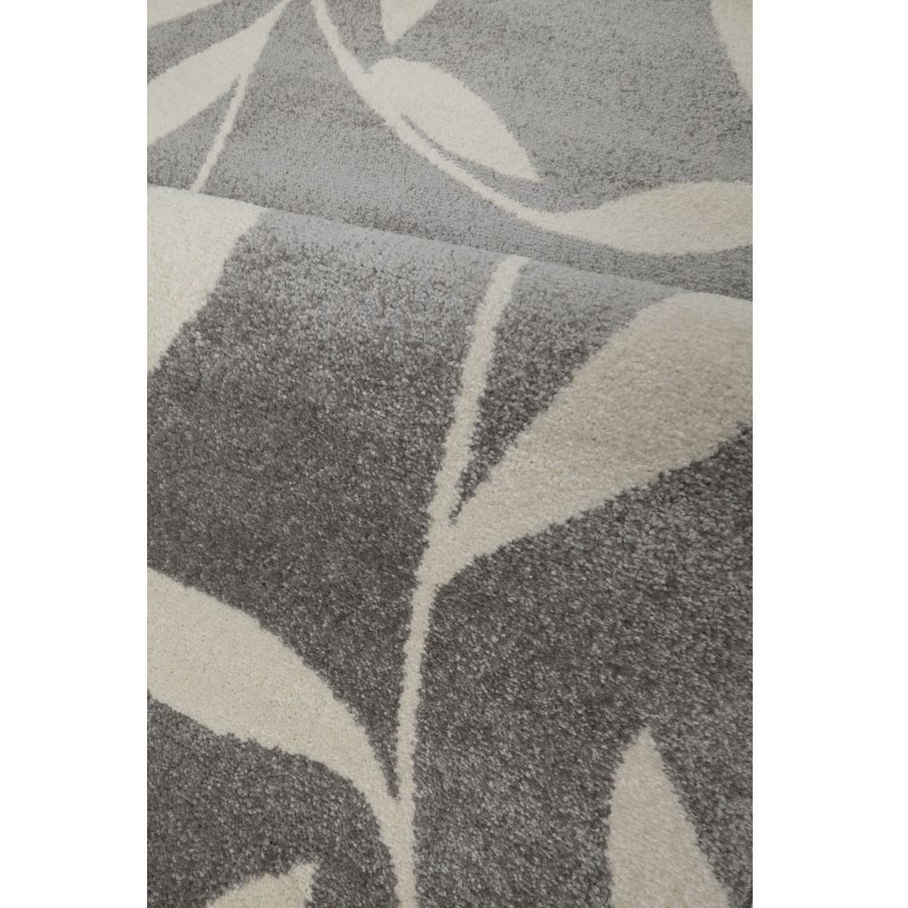 Homemaker Echo Leaf Grey Rug 160 x 230cm Image 4