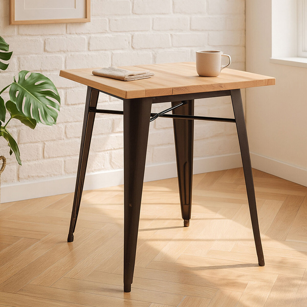 Premier Housewares Aldgate Metal Ash Top Side Table Image 3