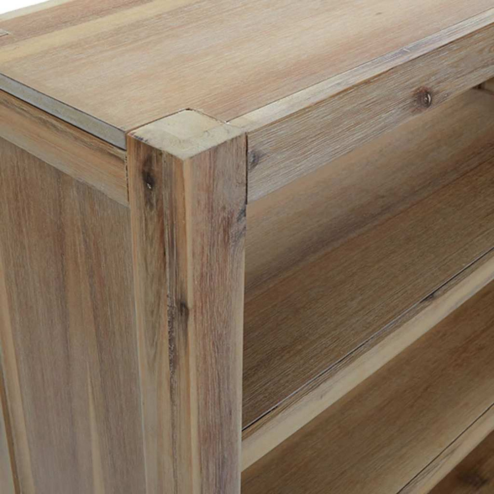 vidaXL 6 Shelf Solid Wood Acacia Bookcase Image 7