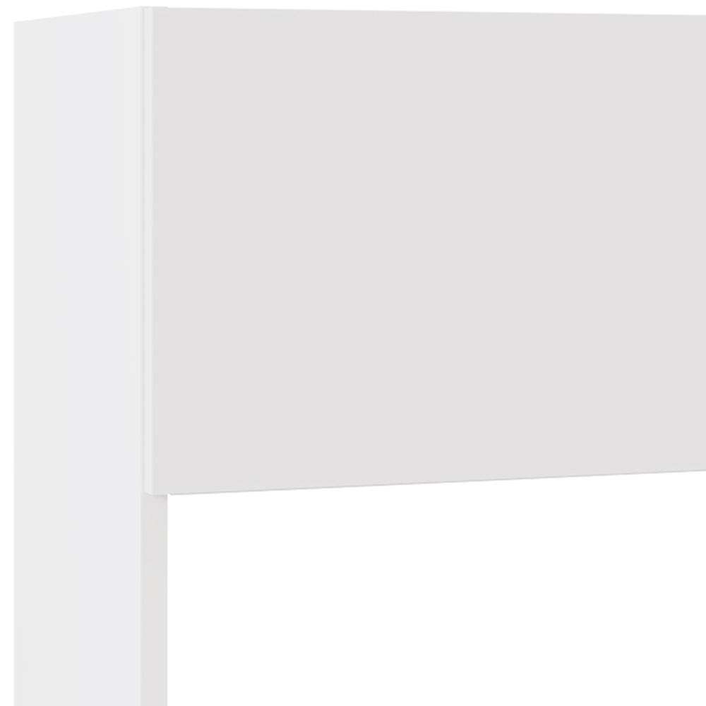 Kitchen Kit Slab Supermatt White Microwave Wall Unit 600mm Image 2