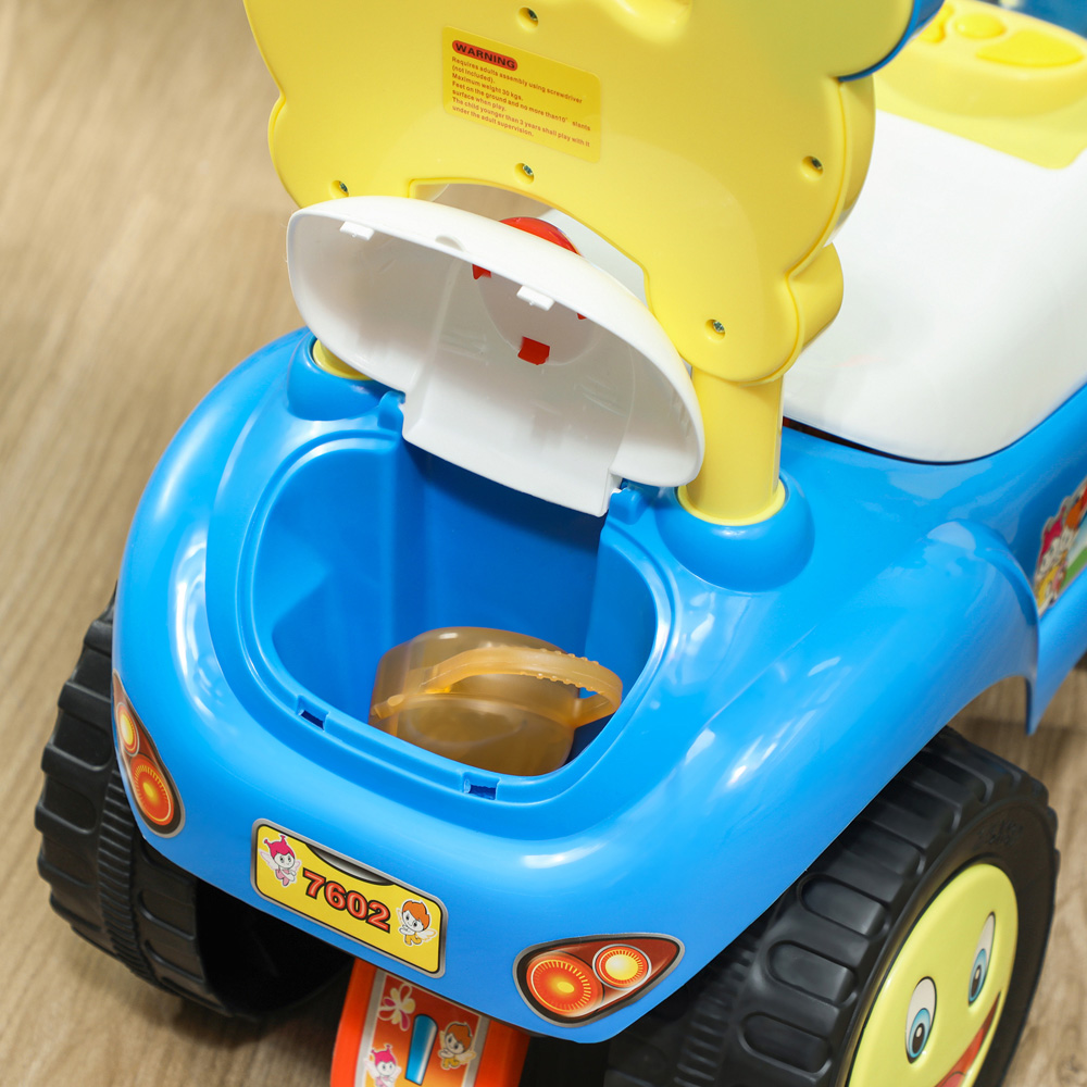AIYAPLAY Blue Foot to Floor Ride On Toy Image 3