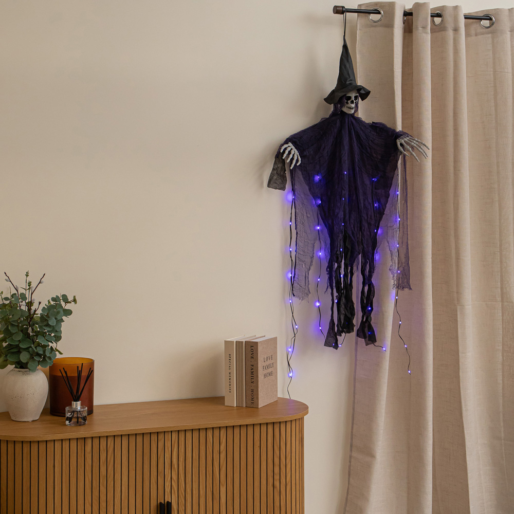 Samuel Alexander Motion Activated LED Halloween Hanging Wailing Ghoul 1.2m Image 6