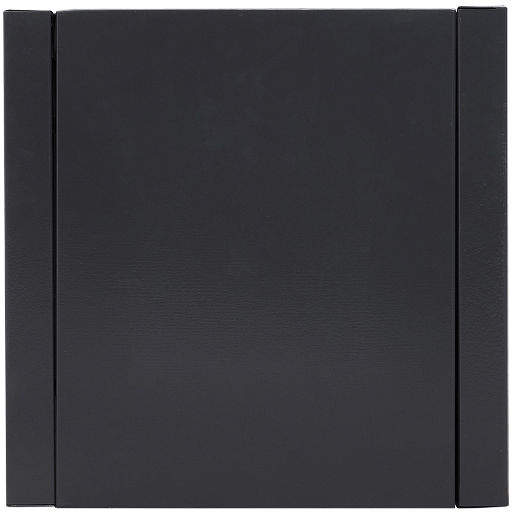 Living and Home Black Metal Rectangular Planter Box 75L Image 4