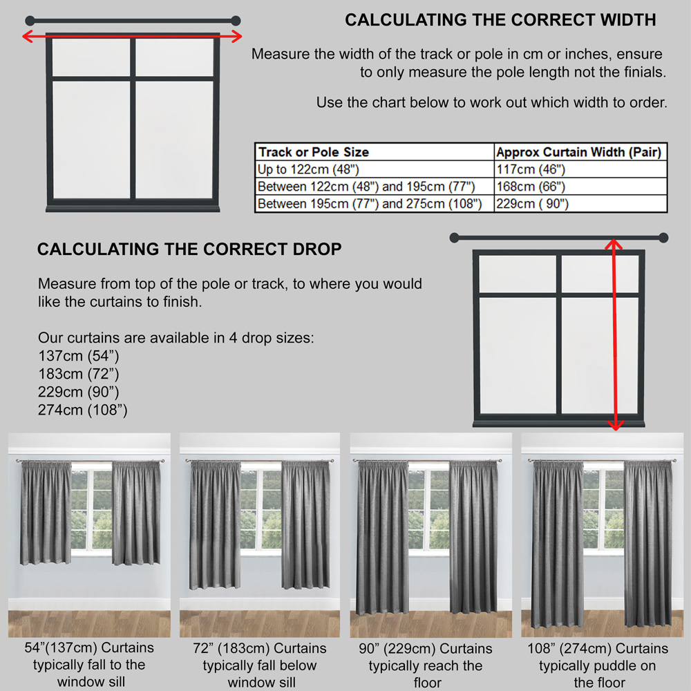 Enhanced Living Navy Herringbone Blackout Eyelet Thermal Curtains 229 x 183cm Image 9