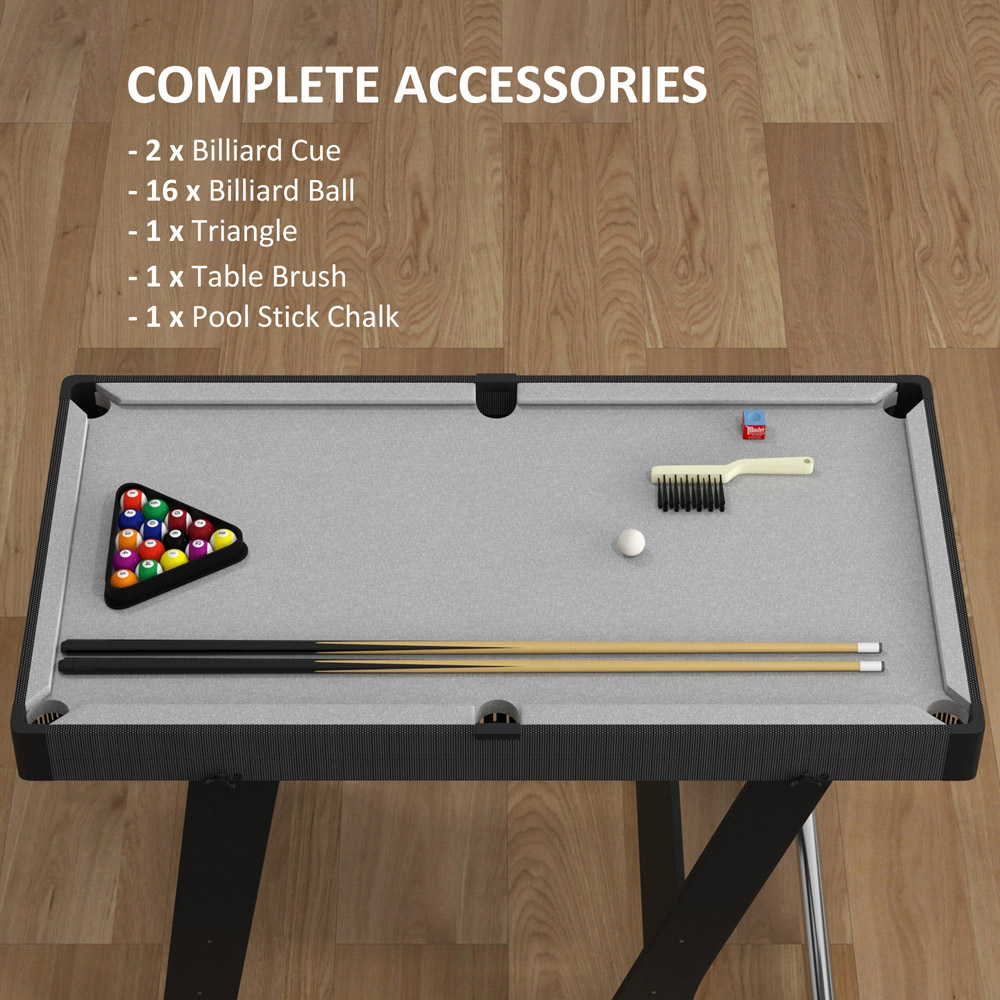 SPORTNOW 3.5ft Foldable Pool Table Set Image 7