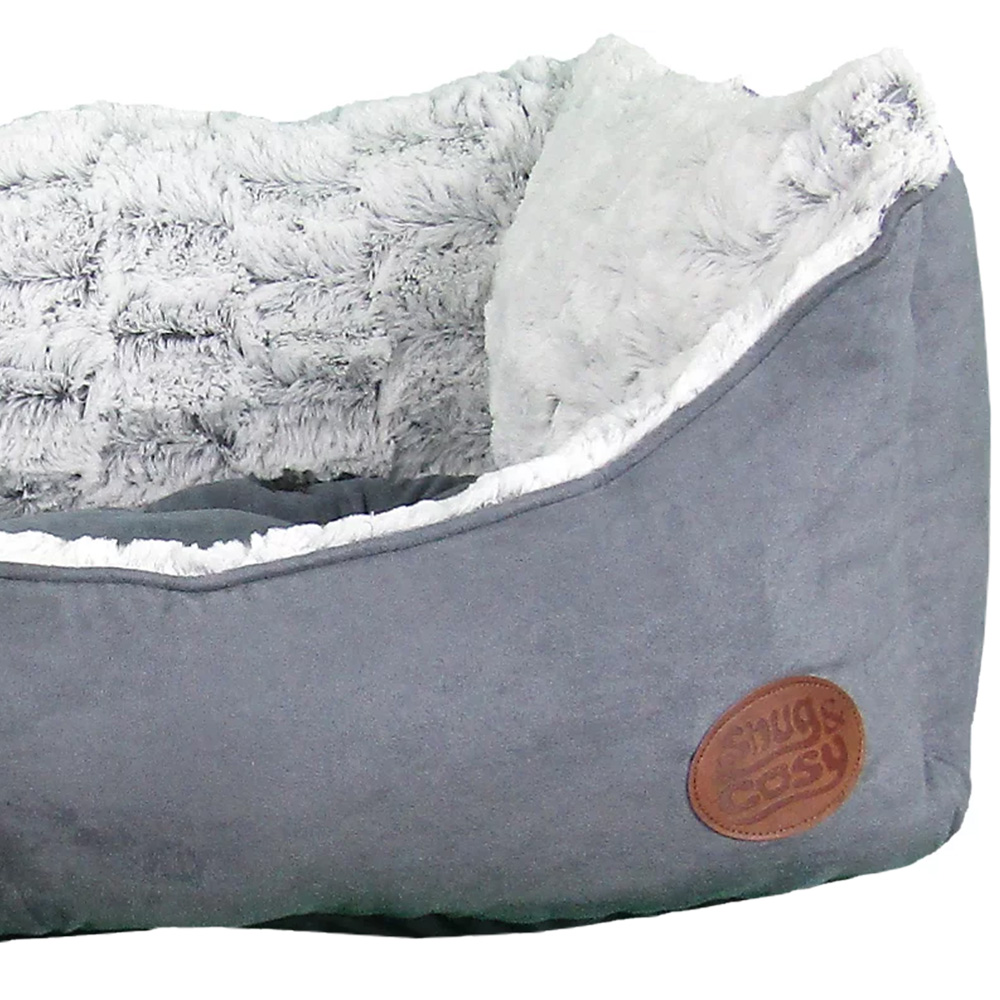 Snug & Cosy Medium Grey Novara Dog Bed Image 3