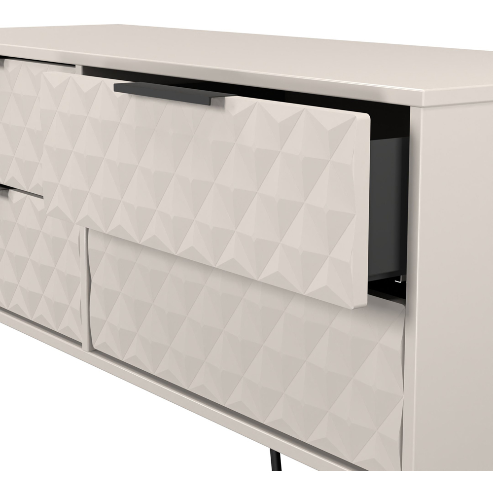 Crowndale Harlequin 4 Drawer Kashmir Matt Bed Box Ready Assembled Image 5