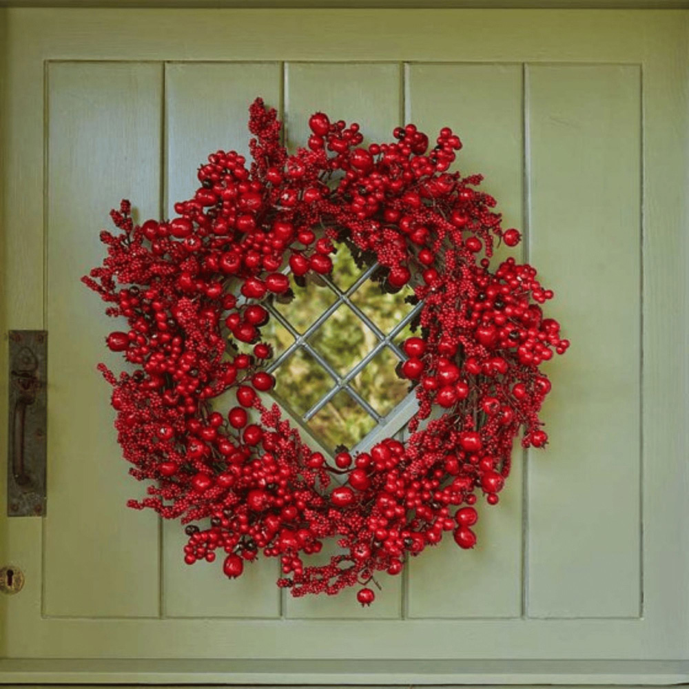 Samuel Alexander Red Berry Burst Wreath 40cm Image 2
