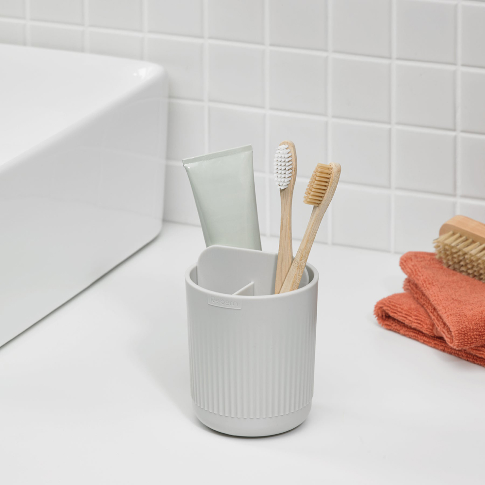 ReBorn Stone Effect Recycled Plastic Toothbrush Holder Image 2