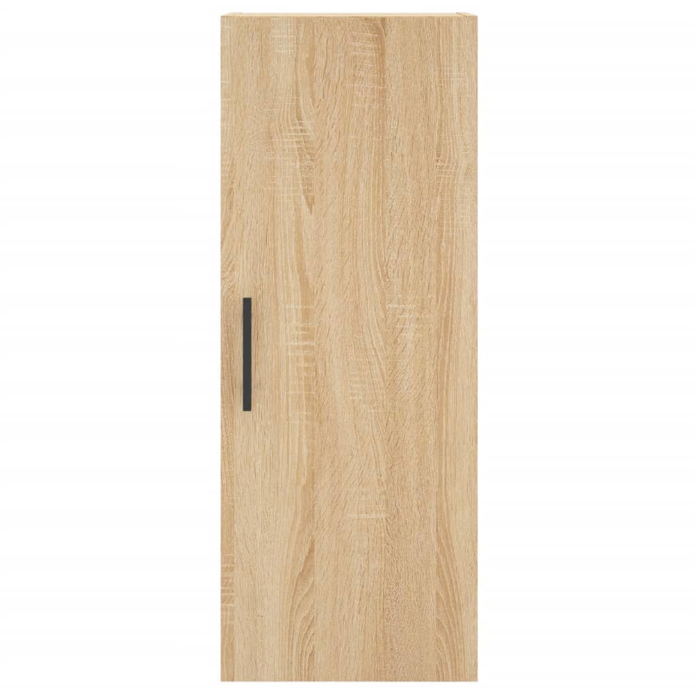 vidaXL Single Door 3 Drawer Sonoma Oak Highboard Image 8
