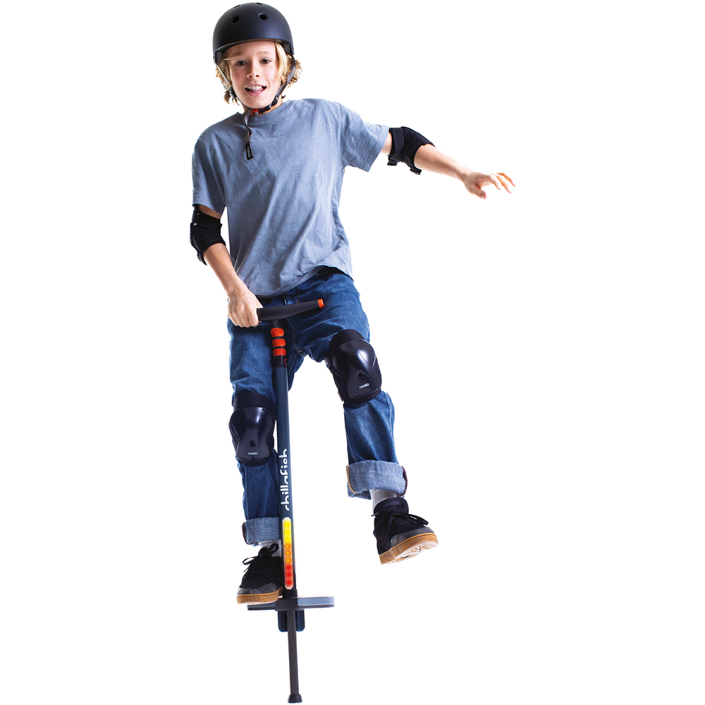 Chillafish Poogi Kids Glow Papaya Light-Up Pogo Stick Image 5