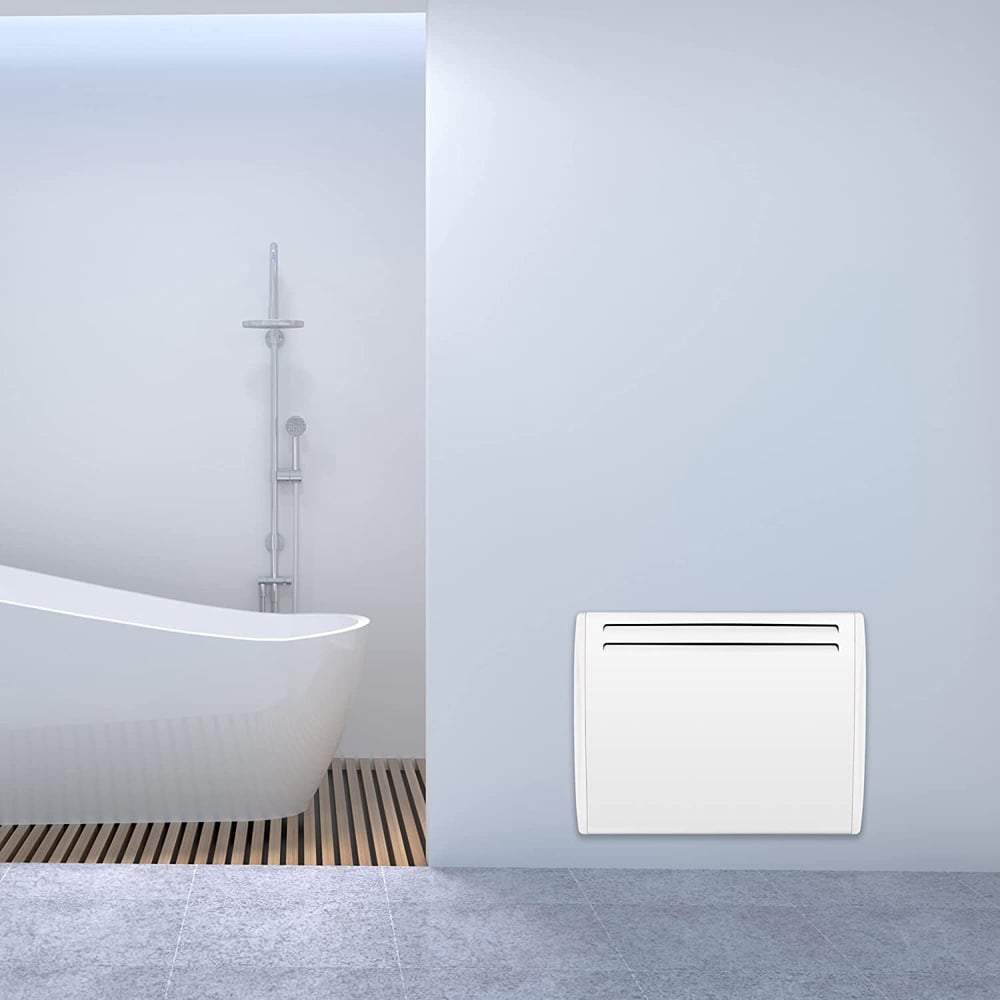 Mylek White Ceramic Panel Heater 1000W Image 2