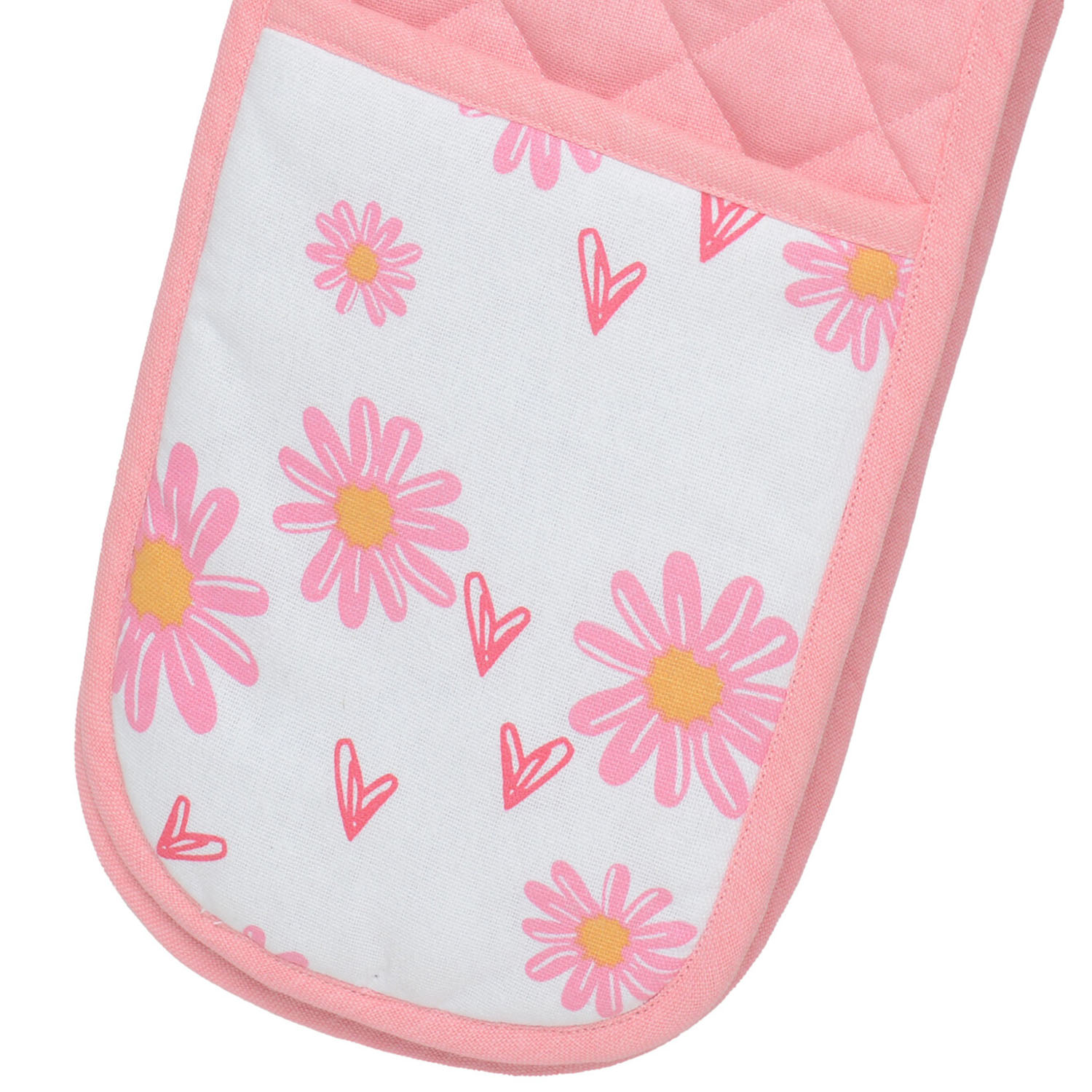 Daisy Daze Double Oven Gloves - Pink Image 3