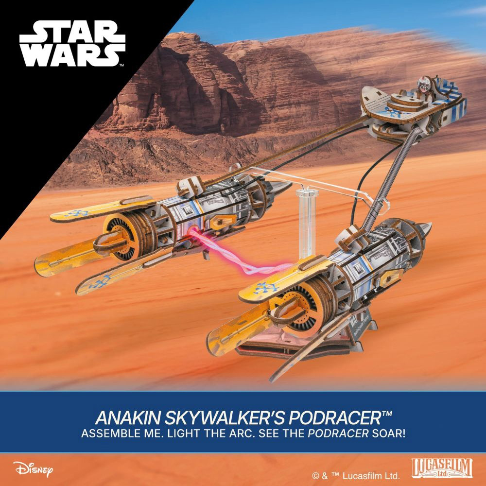 Ugears Star Wars Anakin Skywalker Podracer Mechanical Model Image 7