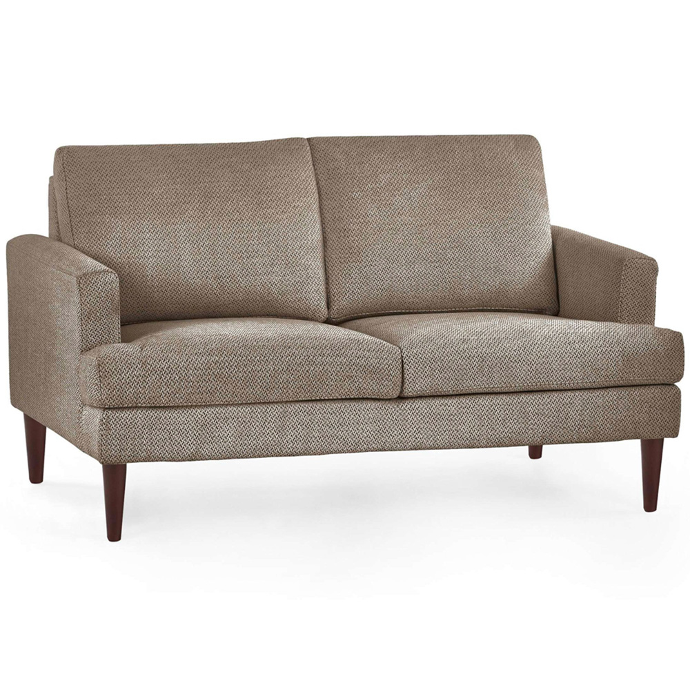 Julian Bowen Daisy 2 Seater Coyote Grey Chenille Upholstered Compact Sofa Image 2