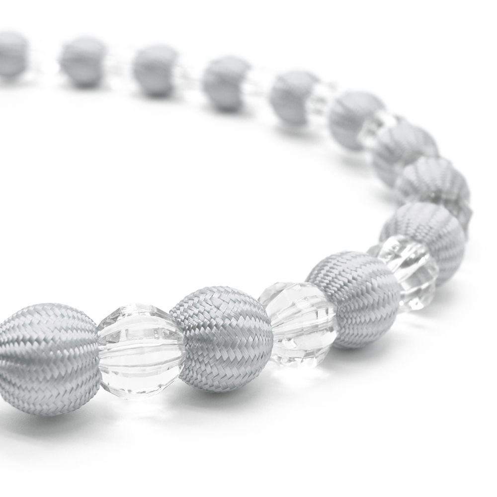Intimates Krystal Silver Crystal-Effect Beaded Curtain Tieback 2 Pack Image 2
