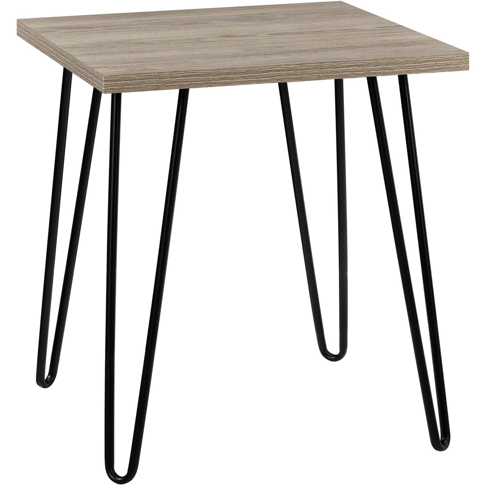 Dorel Owen Rustic Oak Retro End Table Image 2
