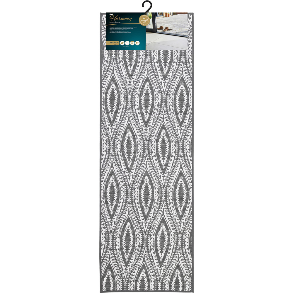 JVL Harmony Eyes Rubber Backed Door Runner 50 x 150cm Image 3