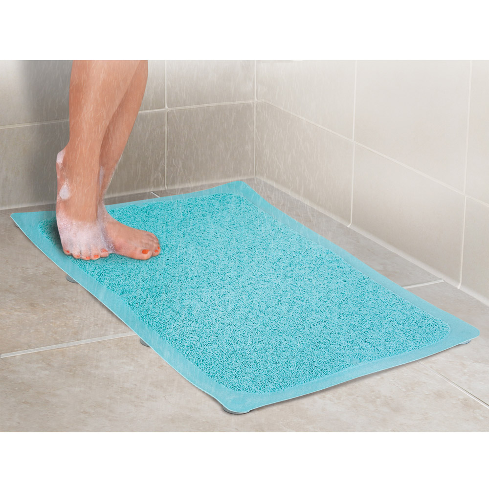 Avilo Hydro Teal Bathroom Mat 74 x 43cm Image 2