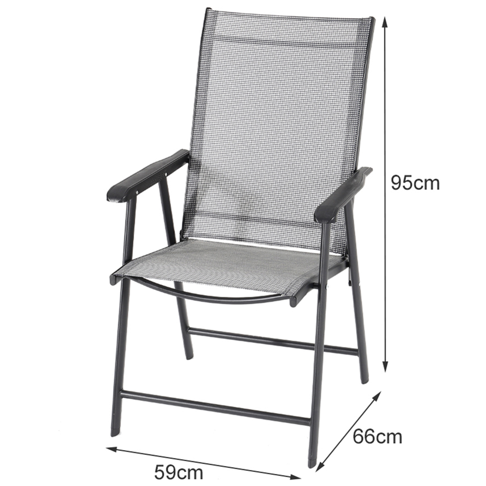 Living and Home Foldable 2 Seater Patio Set Image 6