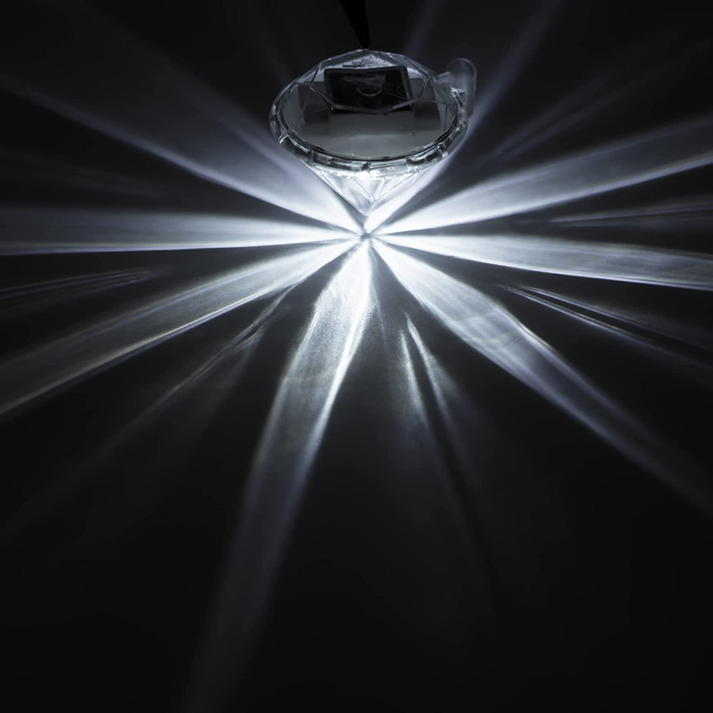 wilko White Diamond Solar Stake Light 8 Pack Image 5