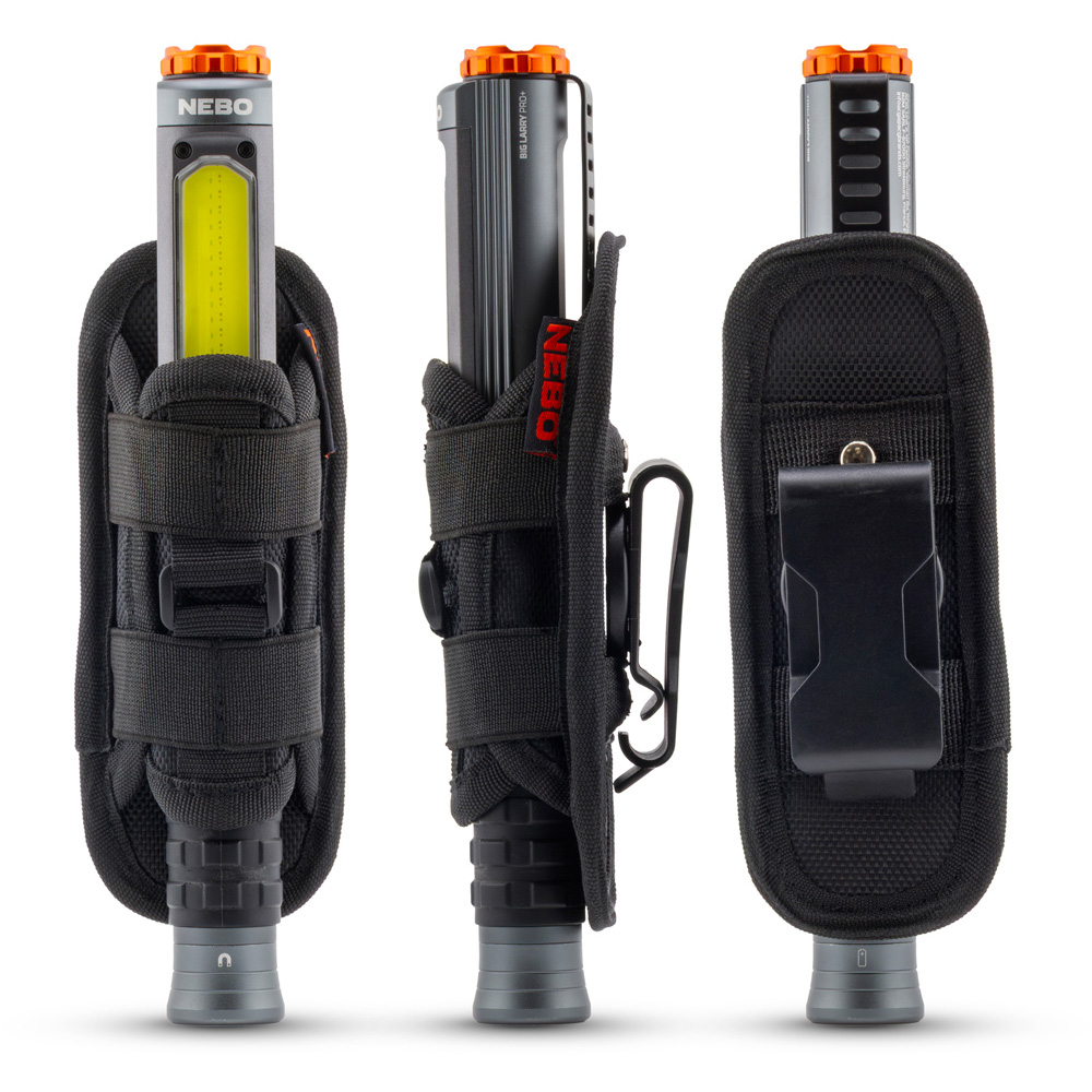 Nebo Flashlight Holster Universal-Fit Rugged Nylon Holster with 360 Rotating Belt Clip Image 3
