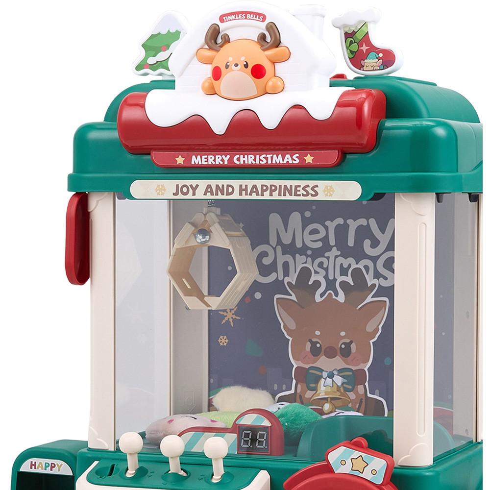 H&O Direct Kids Mini Christmas Theme Claw Machine with Prizes Image 3