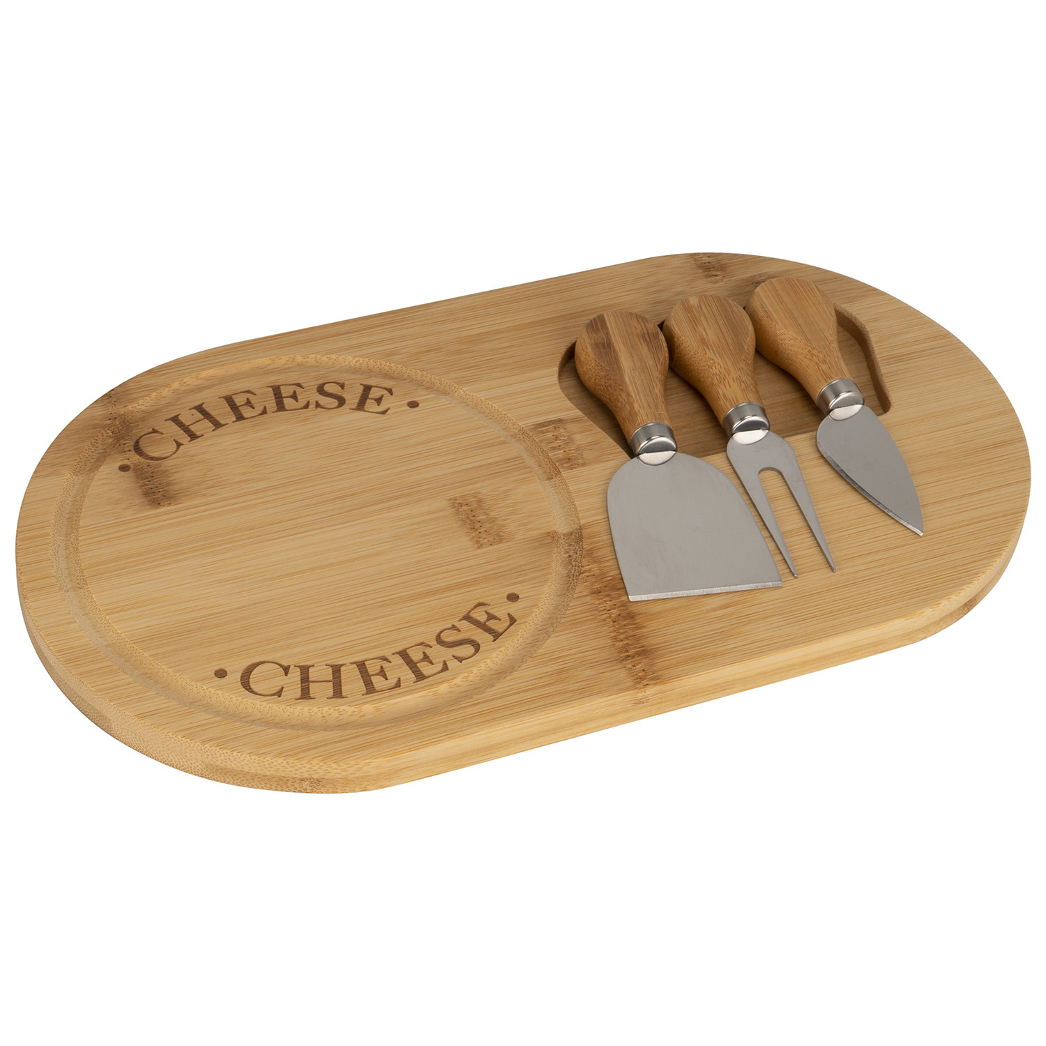 Bamboo Cheese Cutting Board Image 1