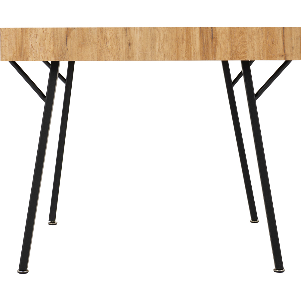 Seconique Treviso Quebec 4 Seater Dining Set Light Oak and Brown Image 4