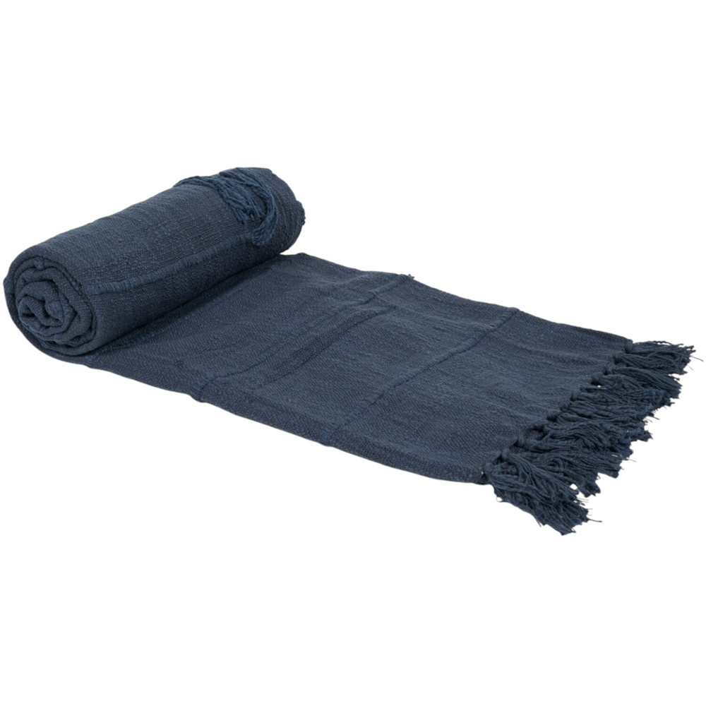 Eboni Tassel Throw Navy Image 4